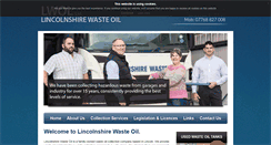Desktop Screenshot of lincolnshirewasteoil.co.uk
